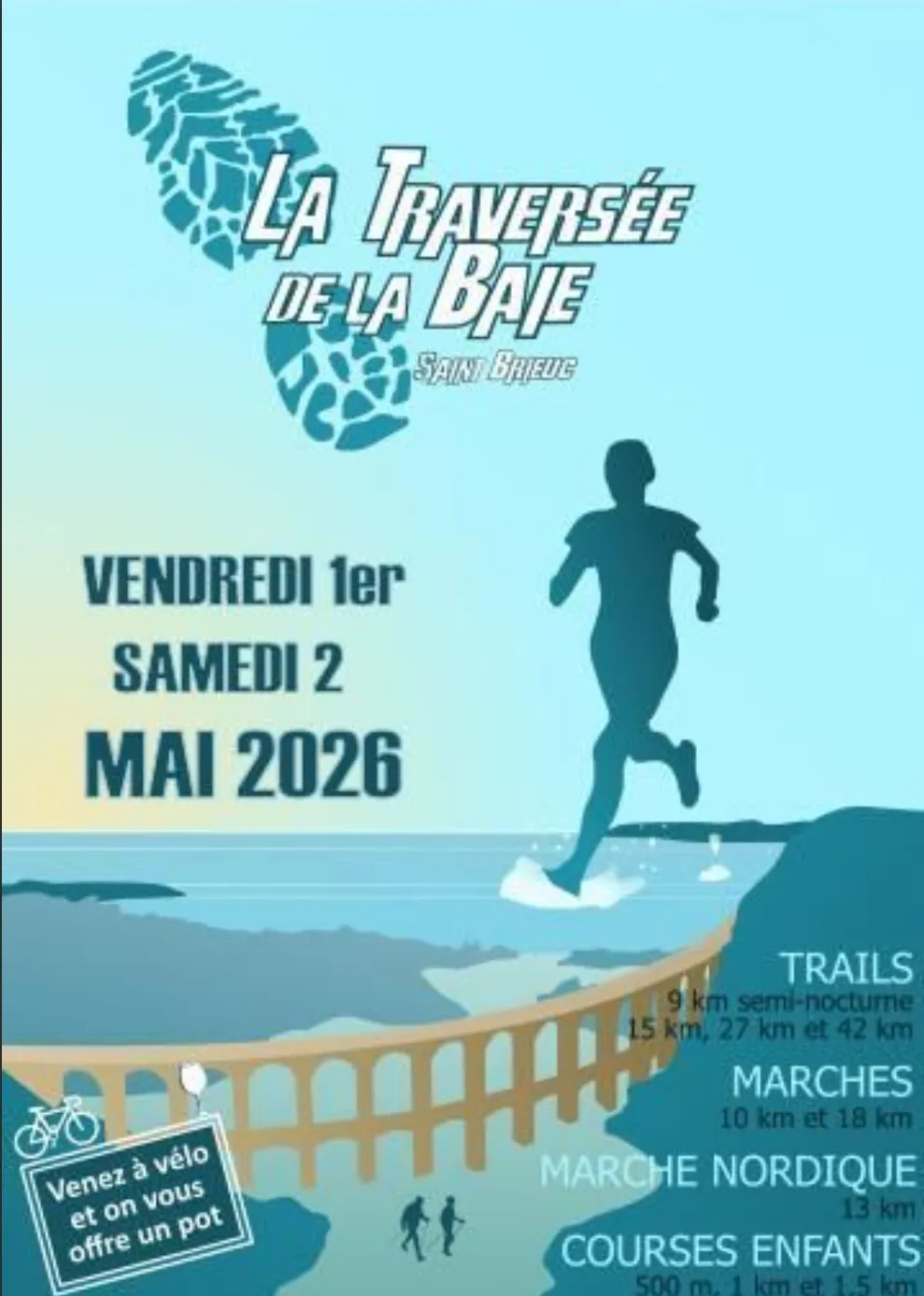 Affiche Traversée de la baie — Saint-Brieuc